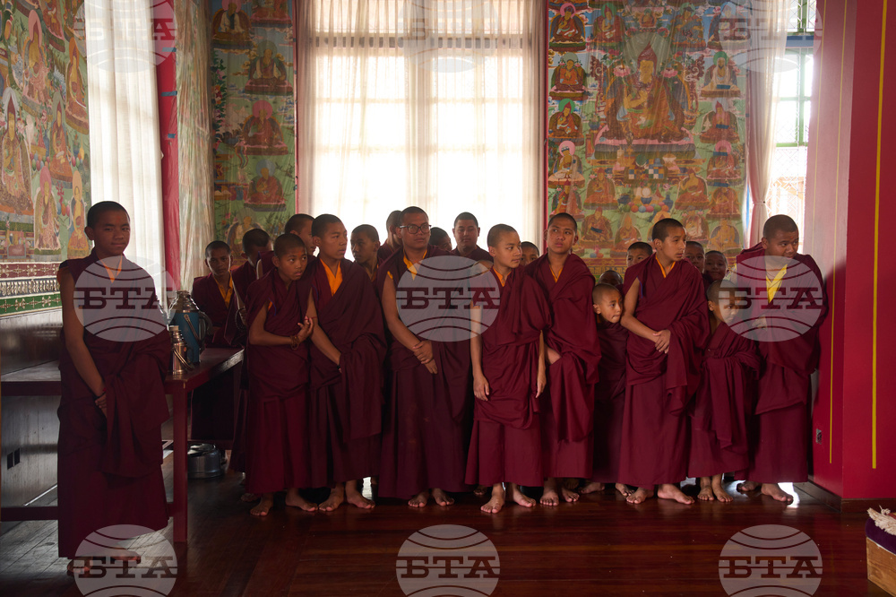 Teenage Buddhist Lama