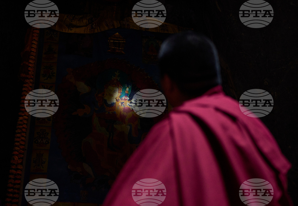 Teenage Buddhist Lama