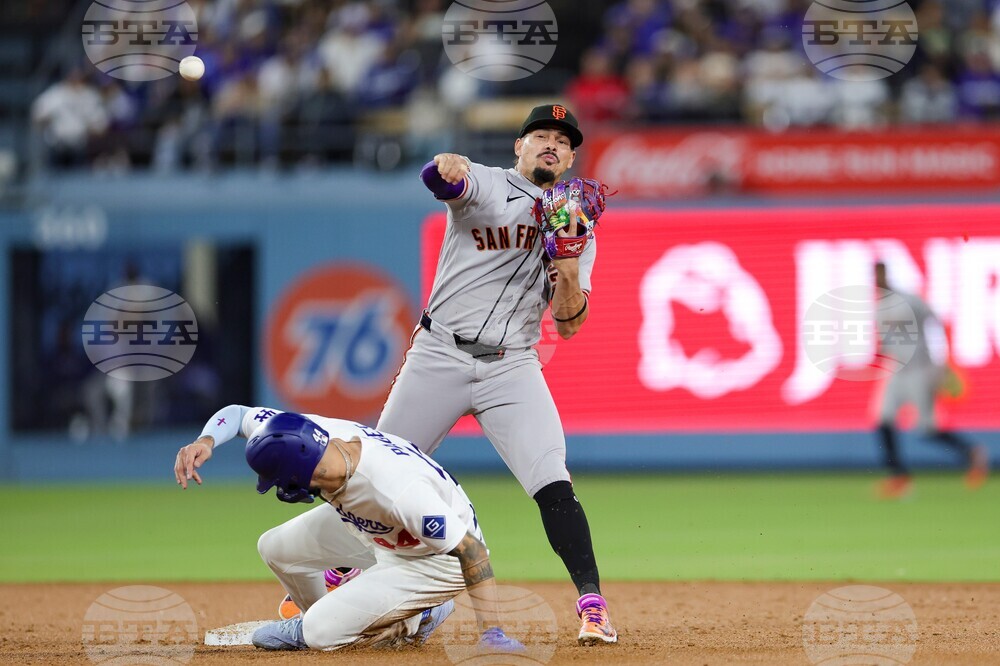Giants Dodgers Baseball