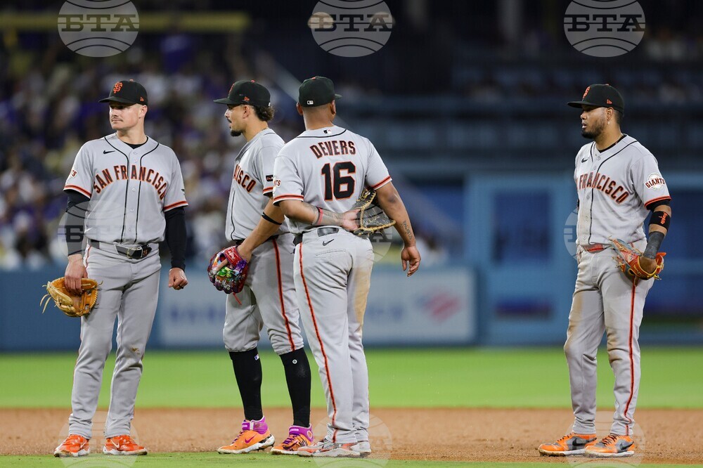 Giants Dodgers Baseball