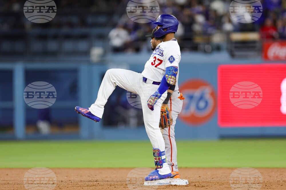 Giants Dodgers Baseball