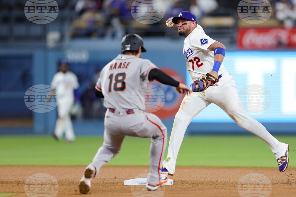 Giants Dodgers Baseball