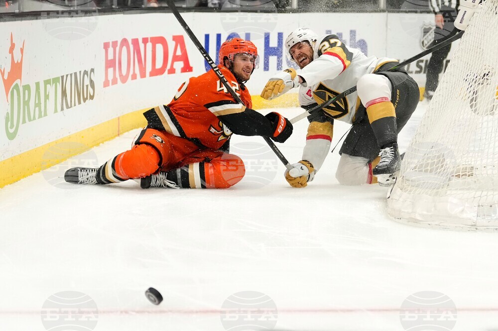 Golden Knights Ducks Hockey