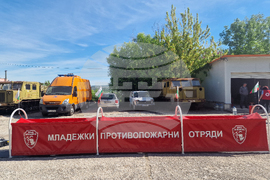 Разград - пожарна - състезание „Млад спасител“