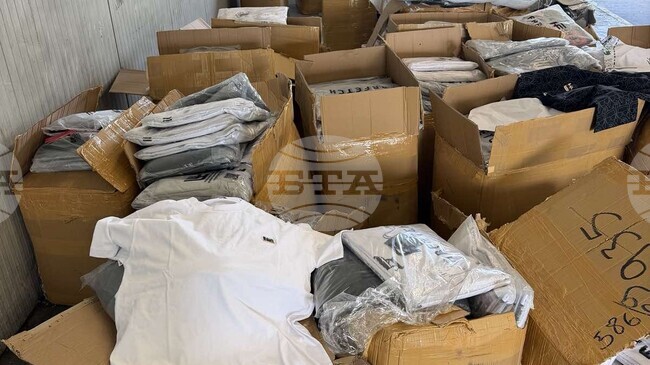 Близо 14 000 стоки със съмнение за автентичност на марката са задържани на пункта „Капитан Андреево“ от началото на май