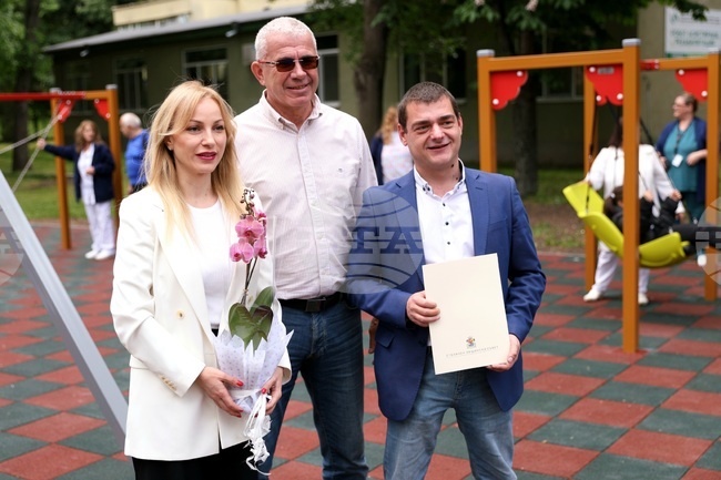 Специализирана болница за рехабилитация на детска церебрална парализа „Света София“ - специализирана детска площадка - откриване
