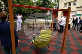 Специализирана болница за рехабилитация на детска церебрална парализа „Света София“ - детска площадка - откриване