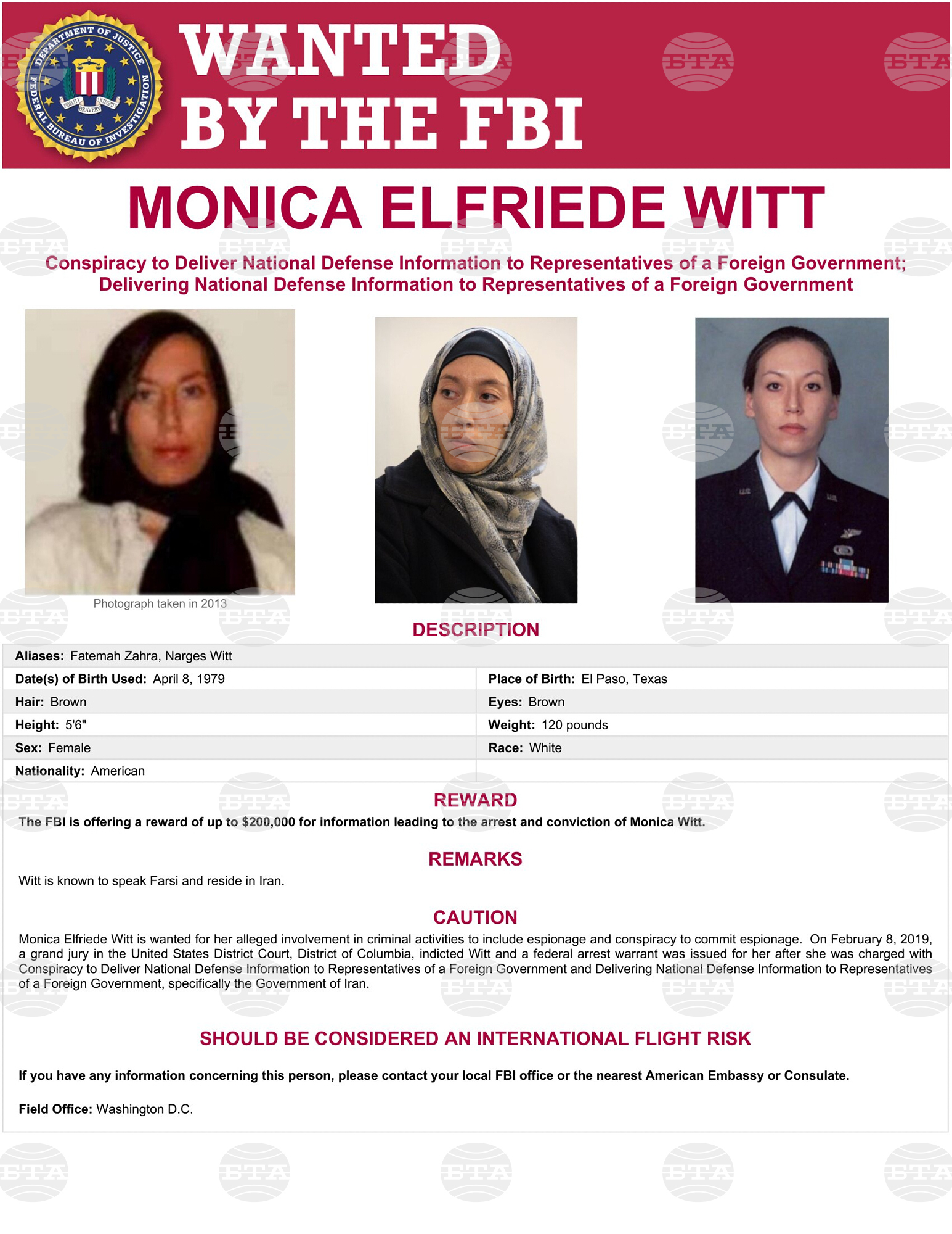 Iran US Counterintelligence Defector