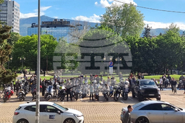 Mотоциклетисти - протест