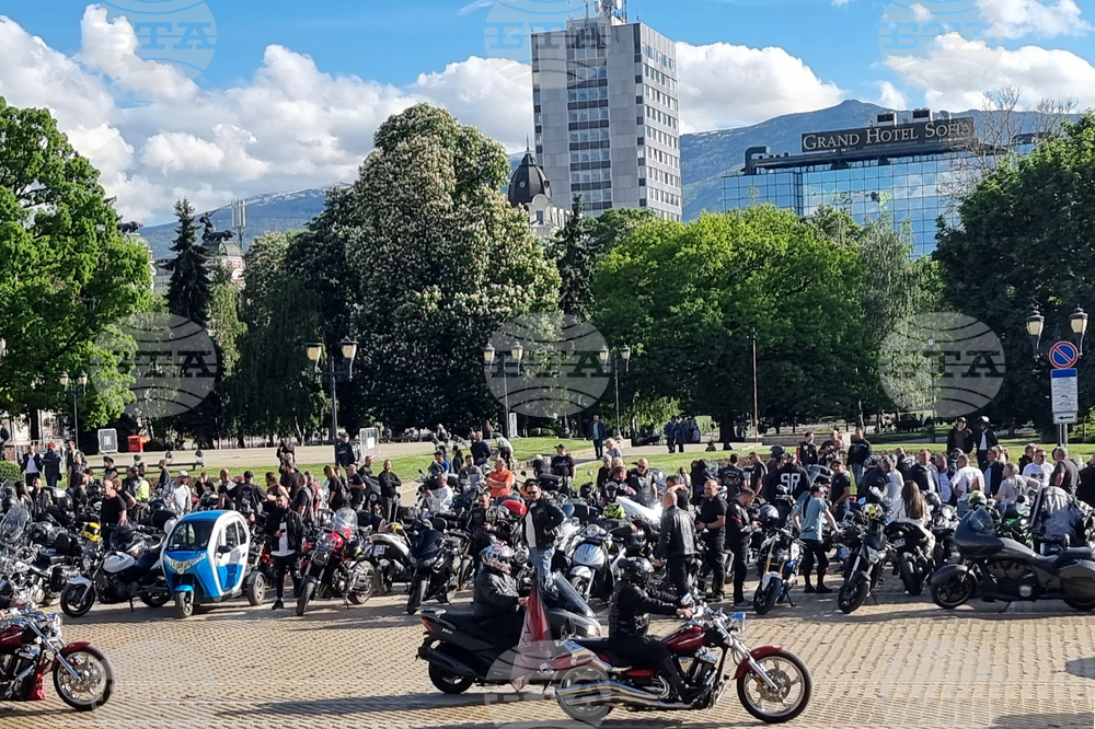 Mотоциклетисти - протест