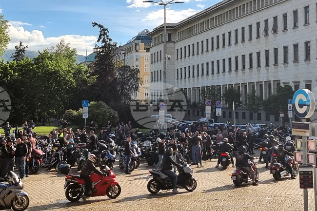 Mотоциклетисти - протест