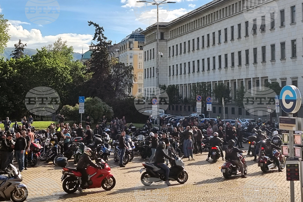 Mотоциклетисти - протест