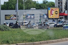 Перник - мотористи - национален протест
