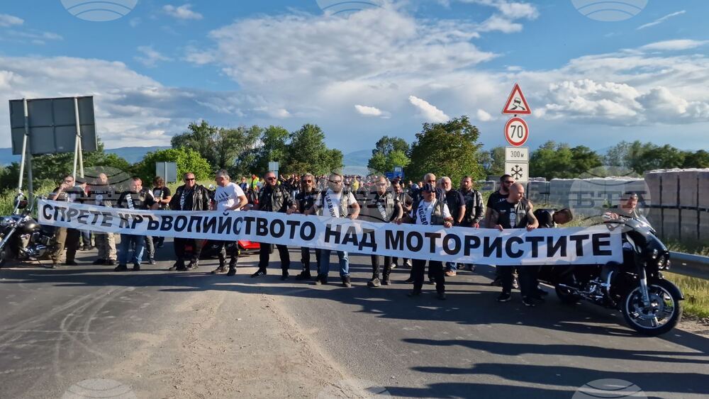 Пловдив - мотористи - протест