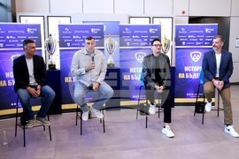 Волейболен клуб Левски - пресконференция - закриване на сезона