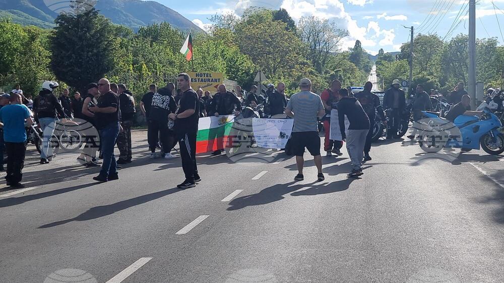 Село Жиленци - мотористи - национален протест