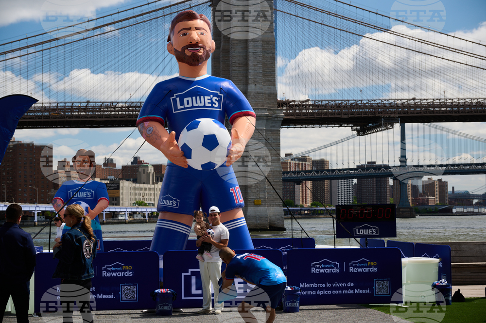 Lowe's x 20-Foot Messi Inflatable Takeover