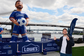 Lowe's x 20-Foot Messi Inflatable Takeover
