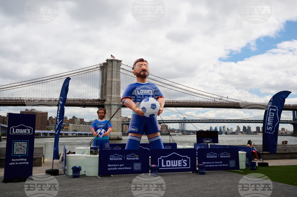 Lowe's x 20-Foot Messi Inflatable Takeover