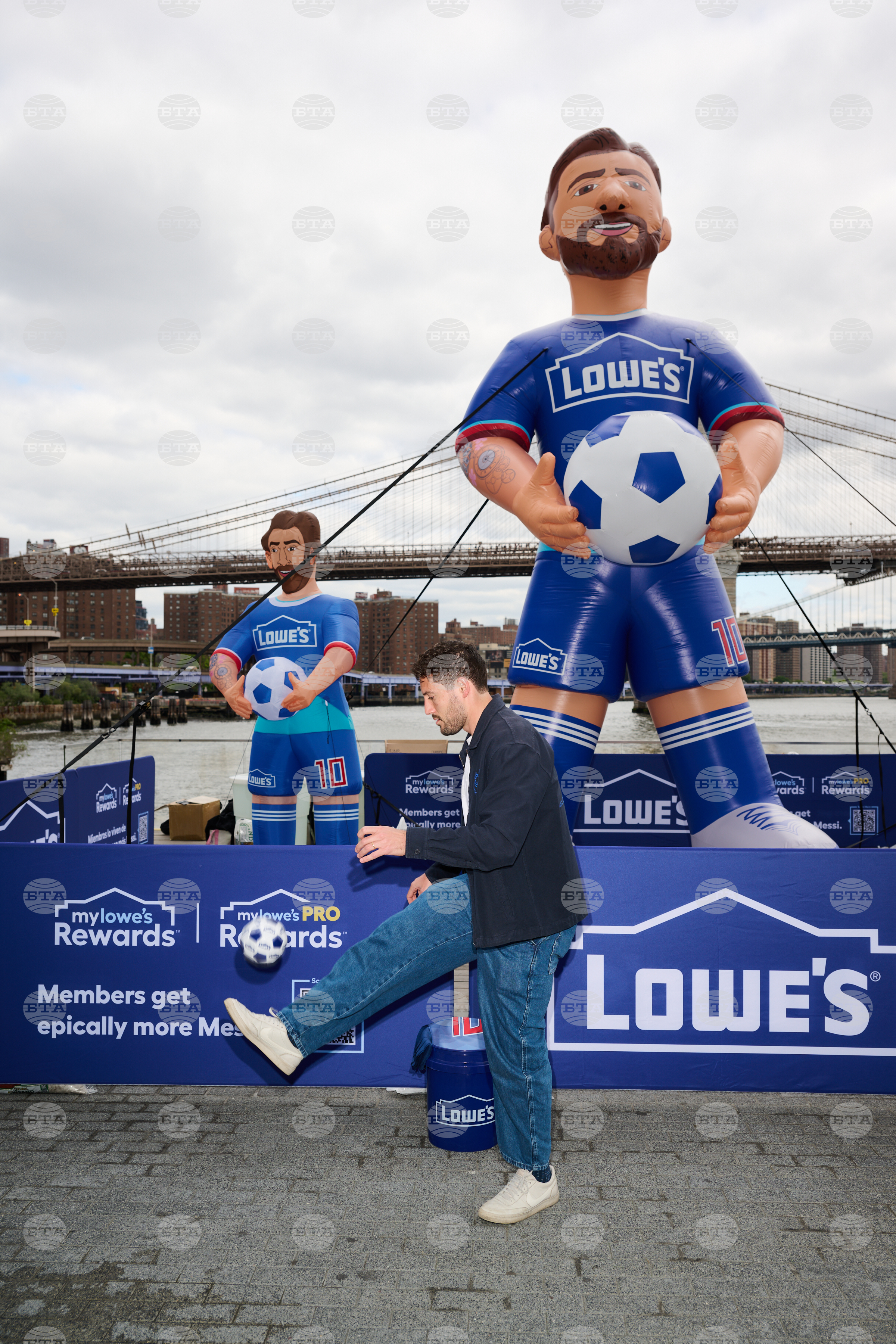 Lowe's x 20-Foot Messi Inflatable Takeover