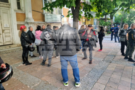 Добрич - мотористи - национален протест