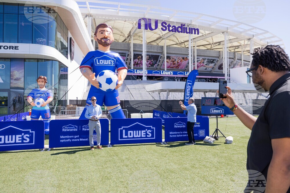 Lowe's x 20-Foot Messi Inflatable Takeover