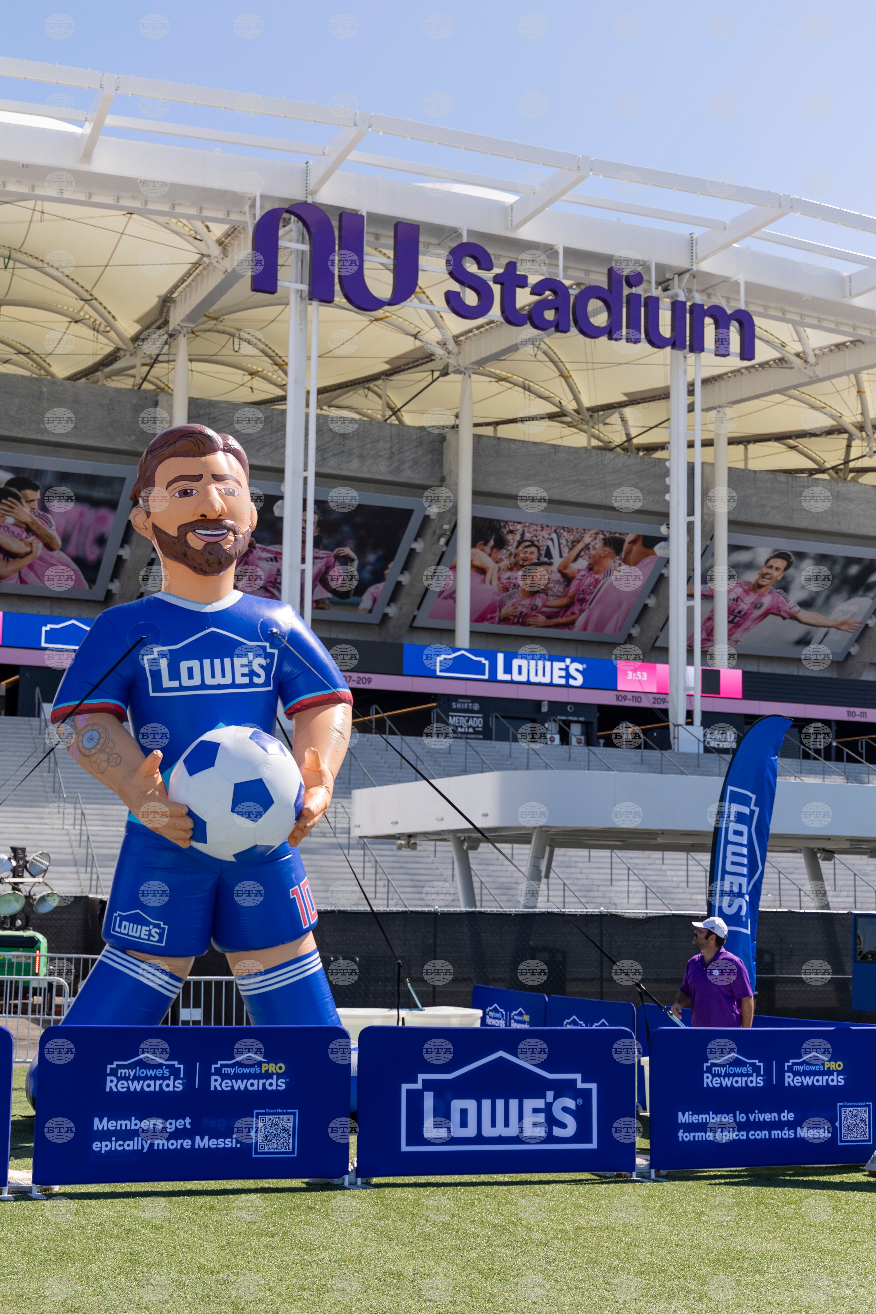 Lowe's x 20-Foot Messi Inflatable Takeover