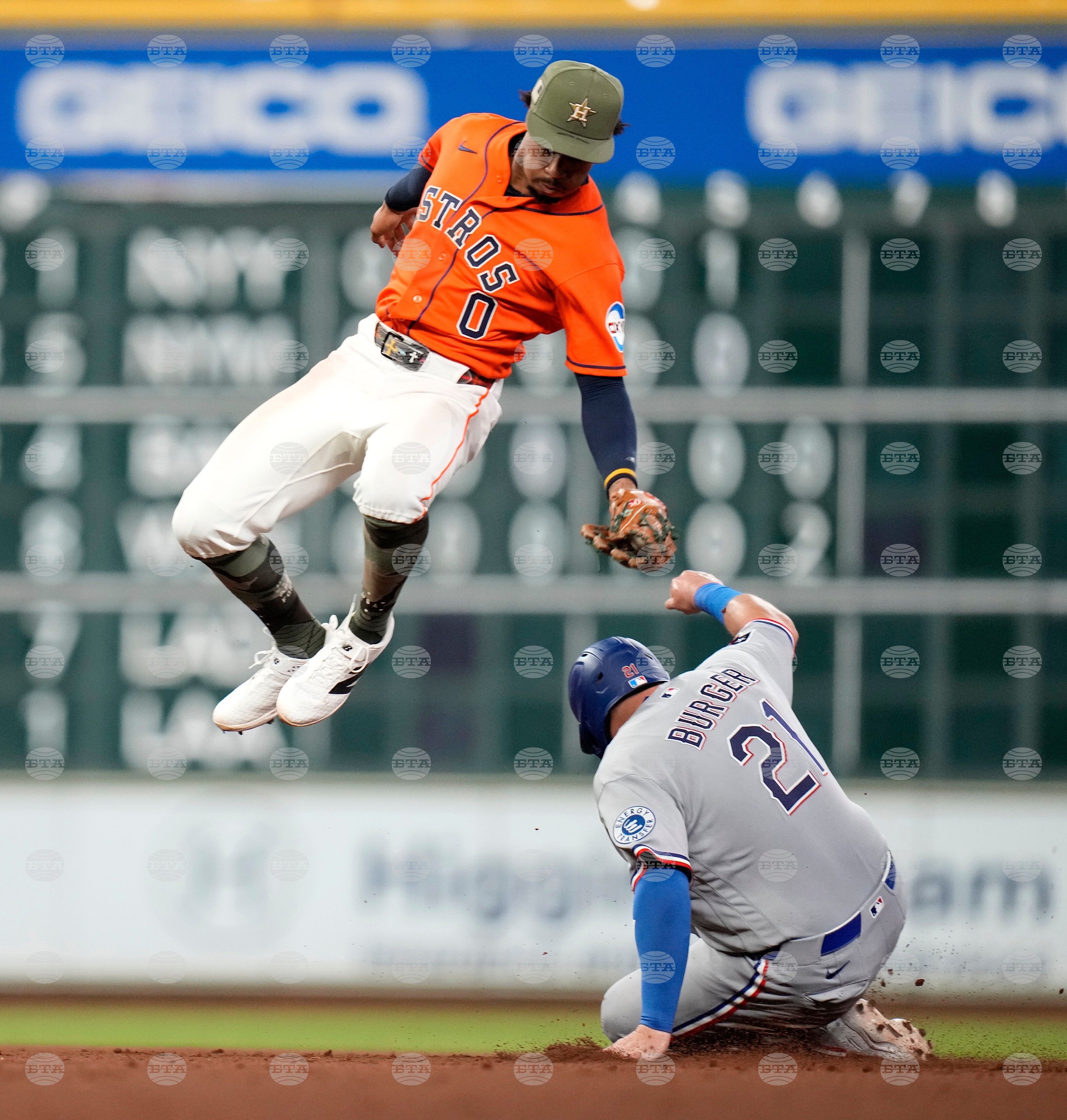 Rangers Astros Baseball