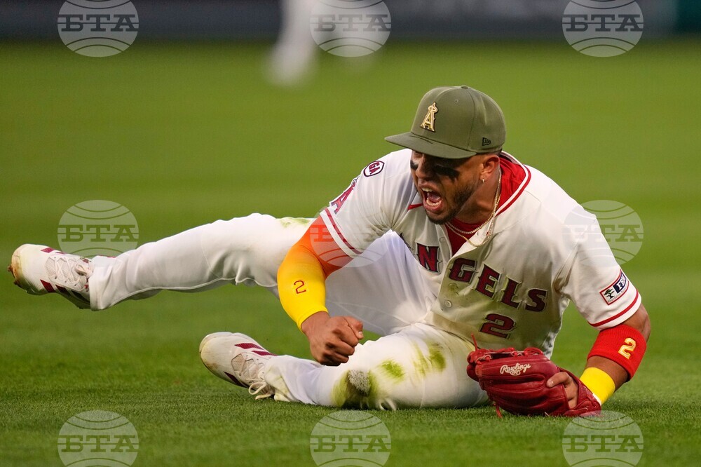Dodgers Angels Baseball