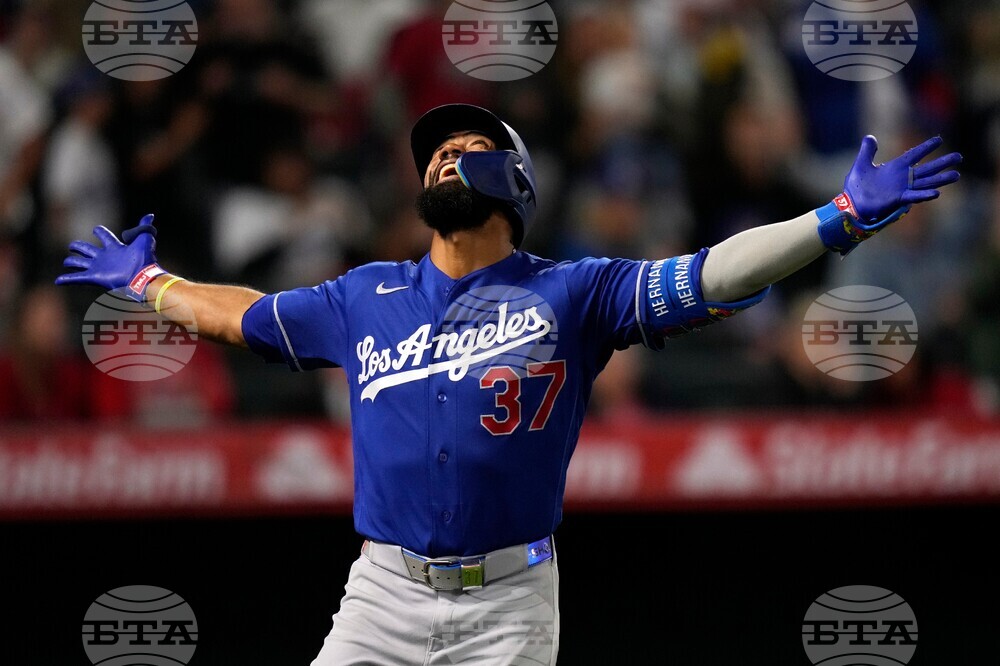 Dodgers Angels Baseball