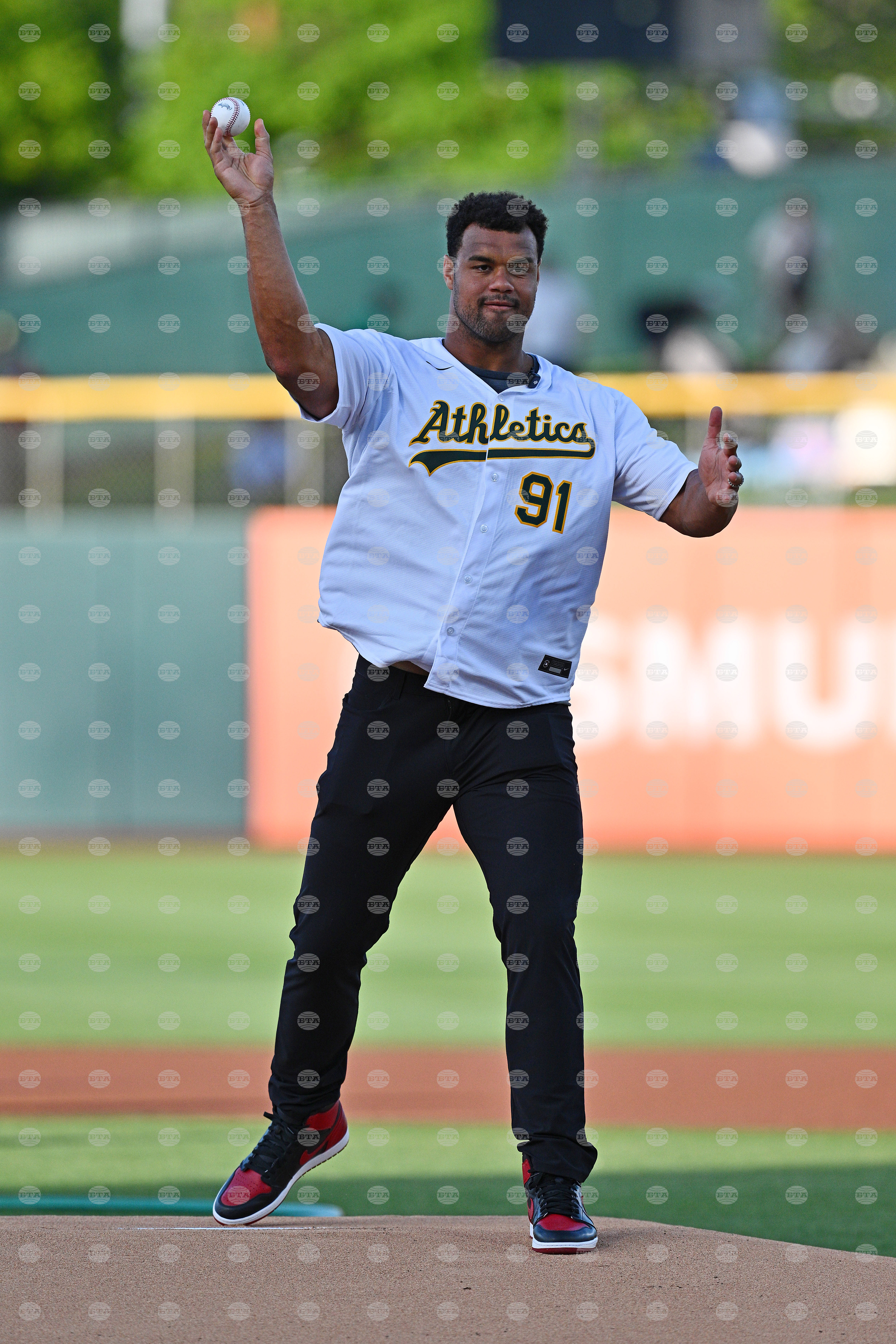 Giants Athletics Baseball