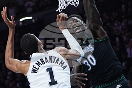 APTOPIX Spurs Timberwolves Basketball