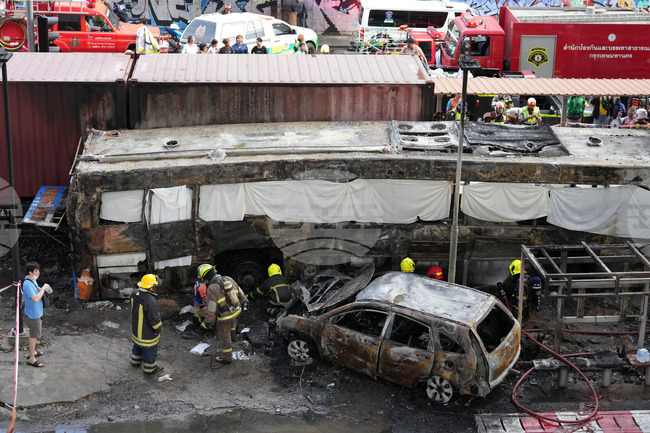 APTOPIX Thailand Train Crash