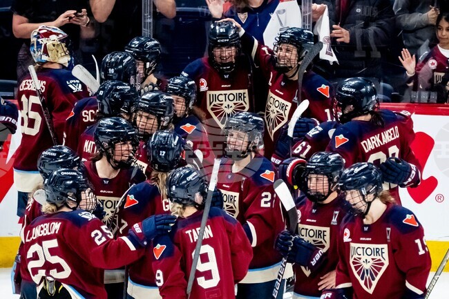 APTOPIX PWHL Charge Victoire Hockey