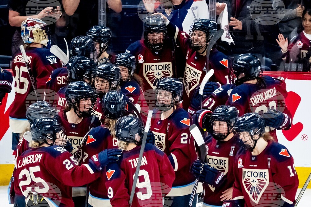 APTOPIX PWHL Charge Victoire Hockey