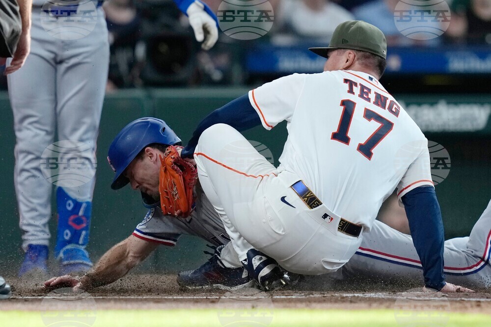 Rangers Astros Baseball