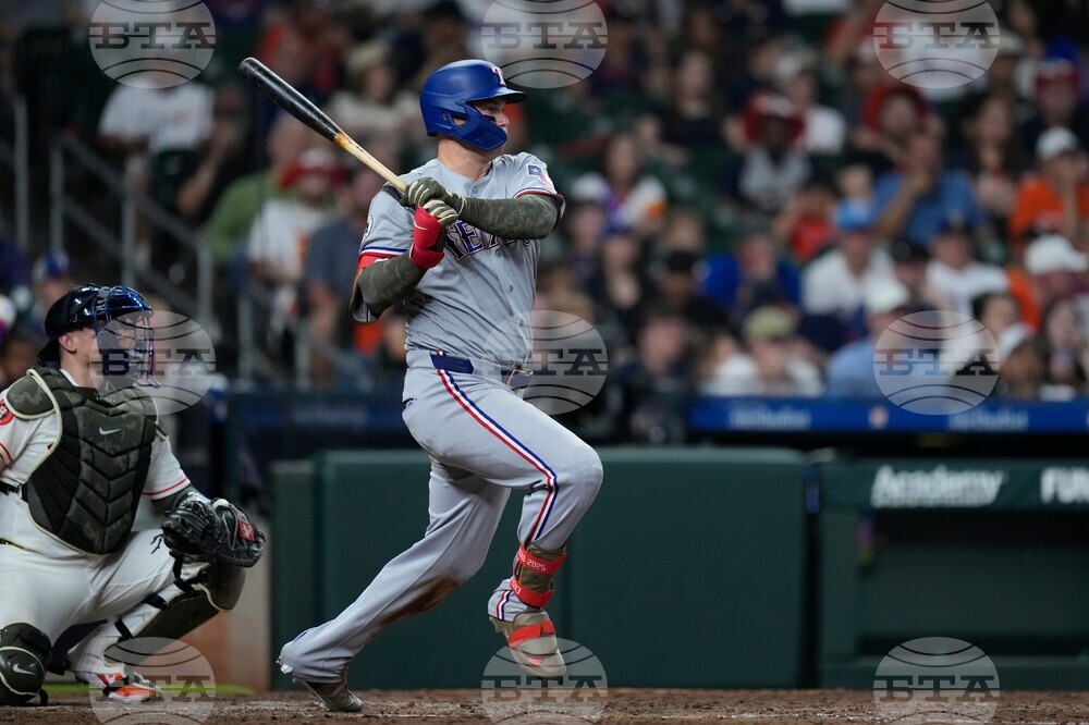 Rangers Astros Baseball