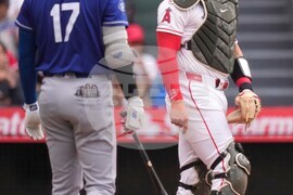 Dodgers Angels Baseball
