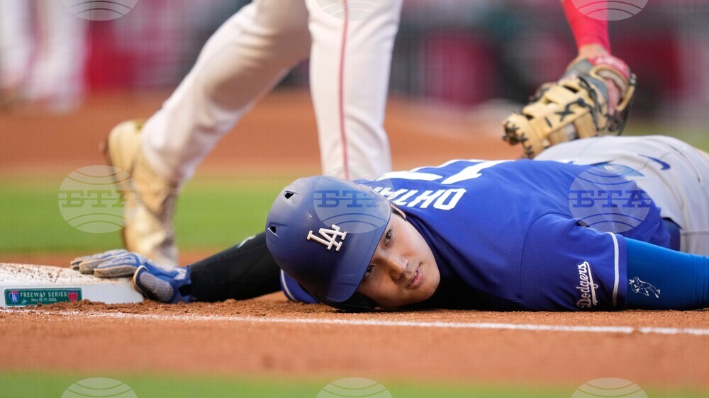 Dodgers Angels Baseball