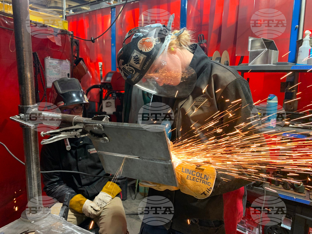 Female Welder