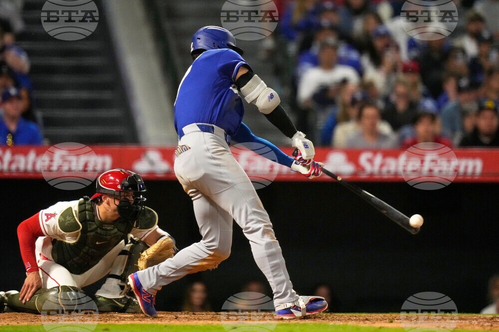 Dodgers Angels Baseball
