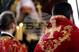 Патриарх Даниил - литургия - св. Николай Софийски