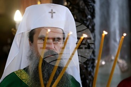 Патриарх Даниил - литургия - св. Николай Софийски
