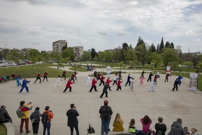 First Outdoor Field for Public Practice of Taijiquan in Bulgaria Opens in Stara Zagora