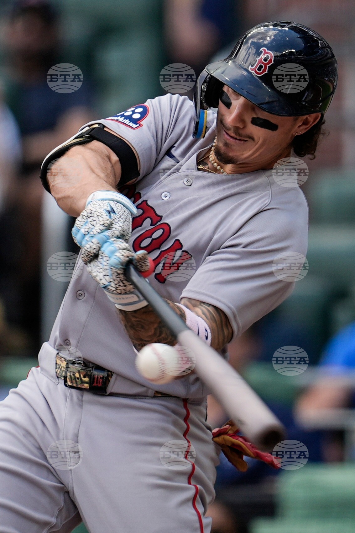 Red Sox Braves Baseball