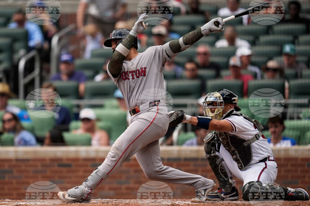 Red Sox Braves Baseball