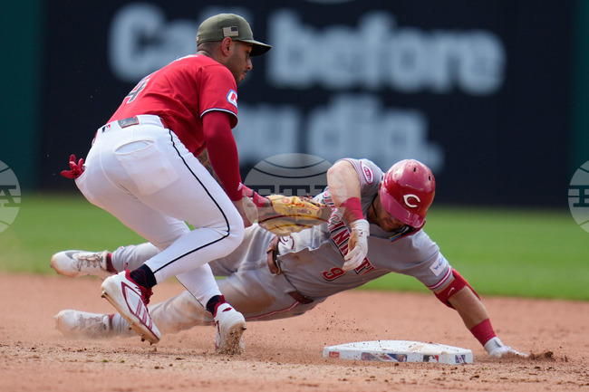 APTOPIX Reds Guardians Baseball