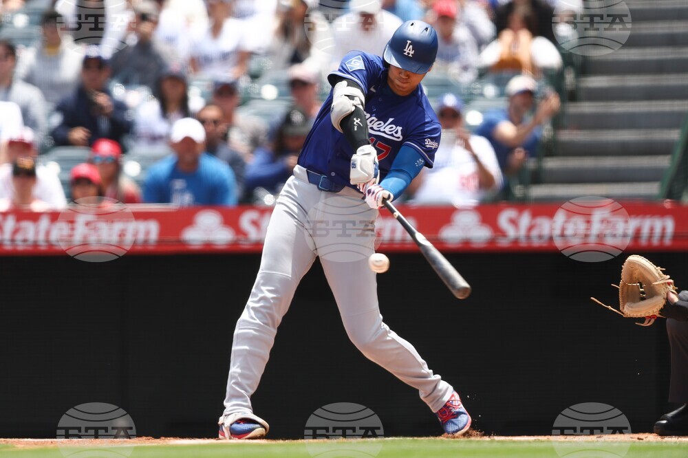 Dodgers Angels Baseball