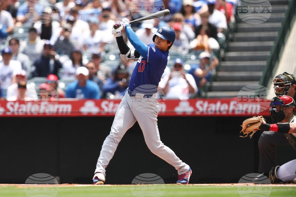 Dodgers Angels Baseball