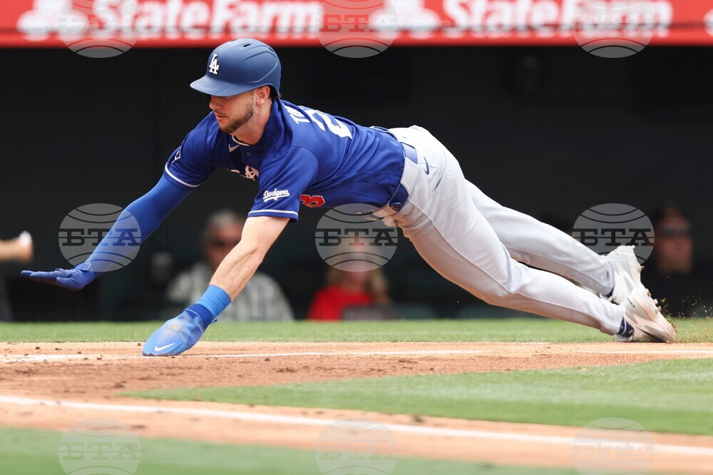 Dodgers Angels Baseball